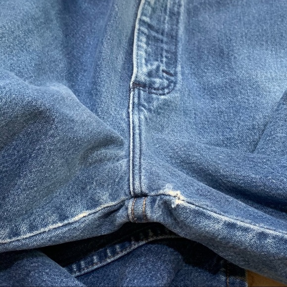 Vintage Wrangler Cowboy Cut Rigid Long Jeans Made in USA / 33 X 36 - Picture 10 of 12